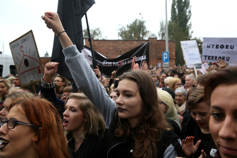 Czarny Protest, Varsavia, 3 ottobre 2016