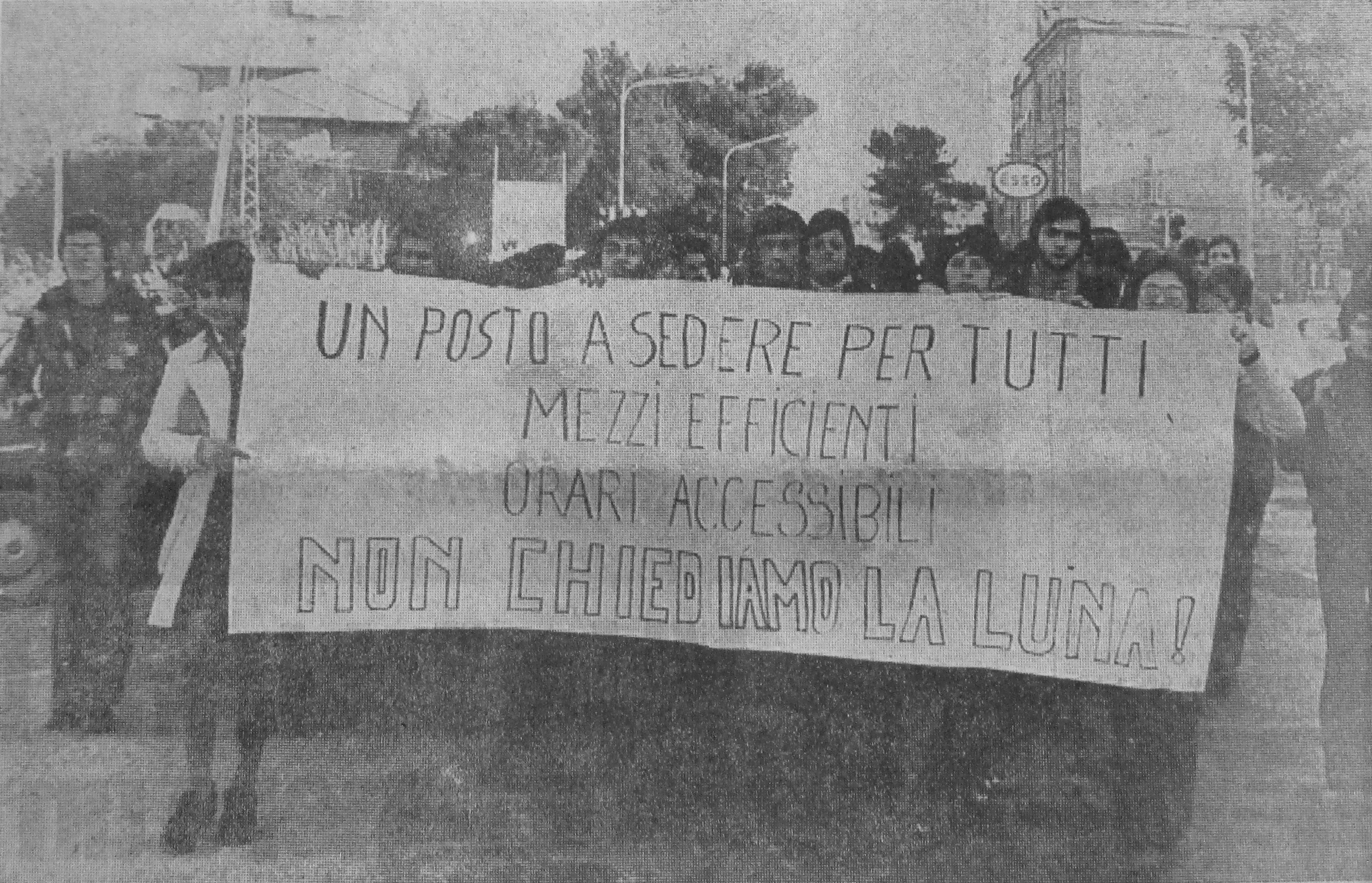 Manifestazione studentesca, Fano, 14 novembre 1973