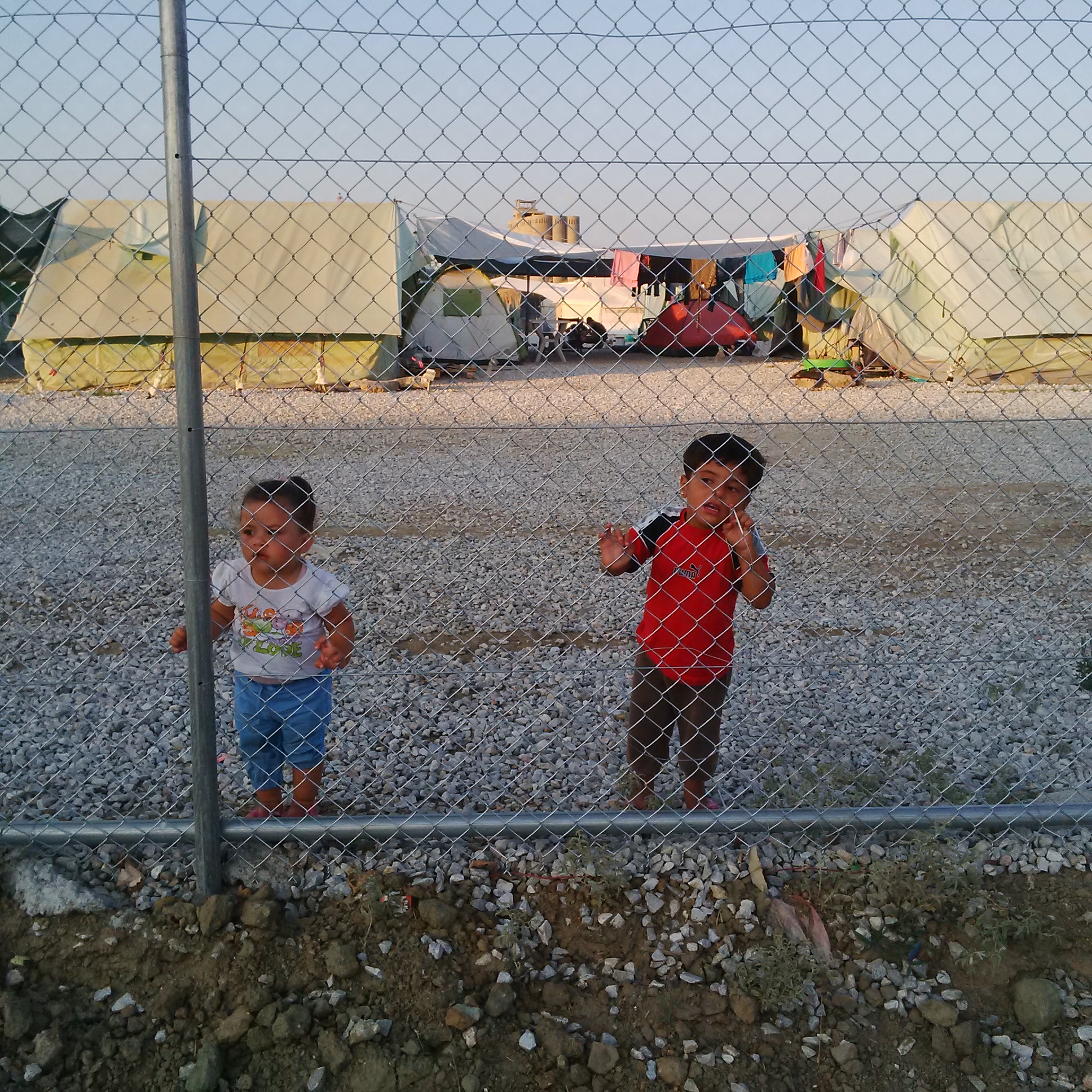 Salonicco, campo profughi, agosto 2016