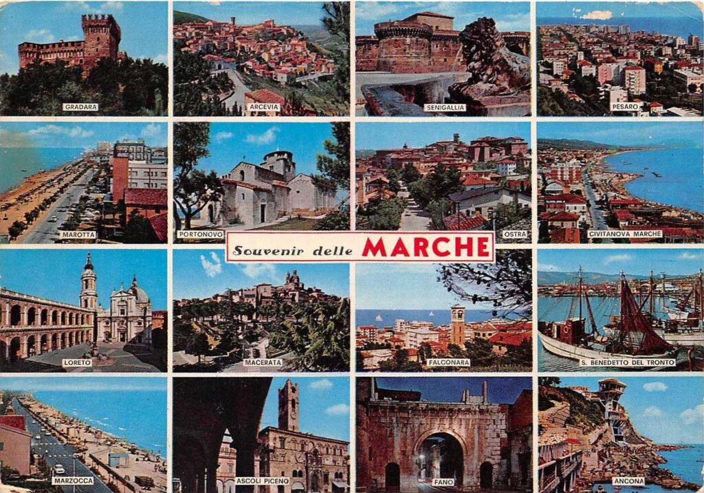 cartolina turismo marche